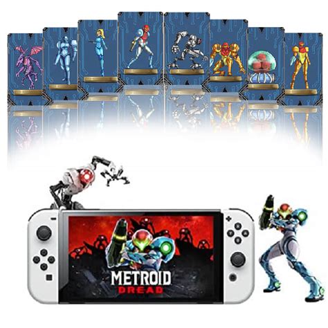 Metroid Dread Amiibo Cards 8 Pcs